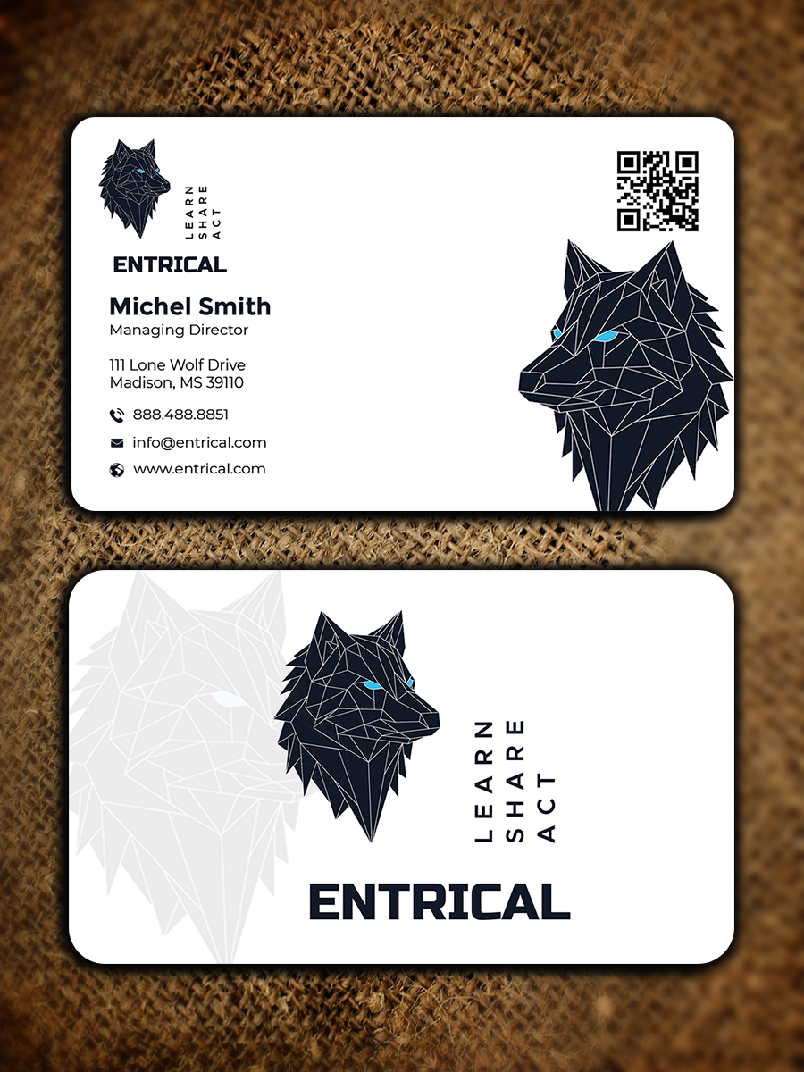 Visitenkarten-Design von Graphixpointt für Entrical, LLC | Design #34009412