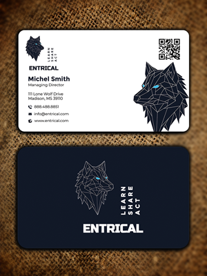 Visitenkarten-Design von Graphixpointt für Entrical, LLC | Design: #34009415