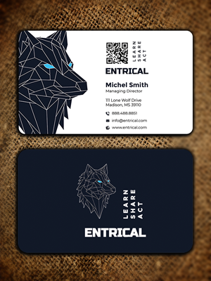 Visitenkarten-Design von Graphixpointt für Entrical, LLC | Design: #34009429
