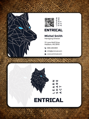 Visitenkarten-Design von Graphixpointt für Entrical, LLC | Design: #34009430