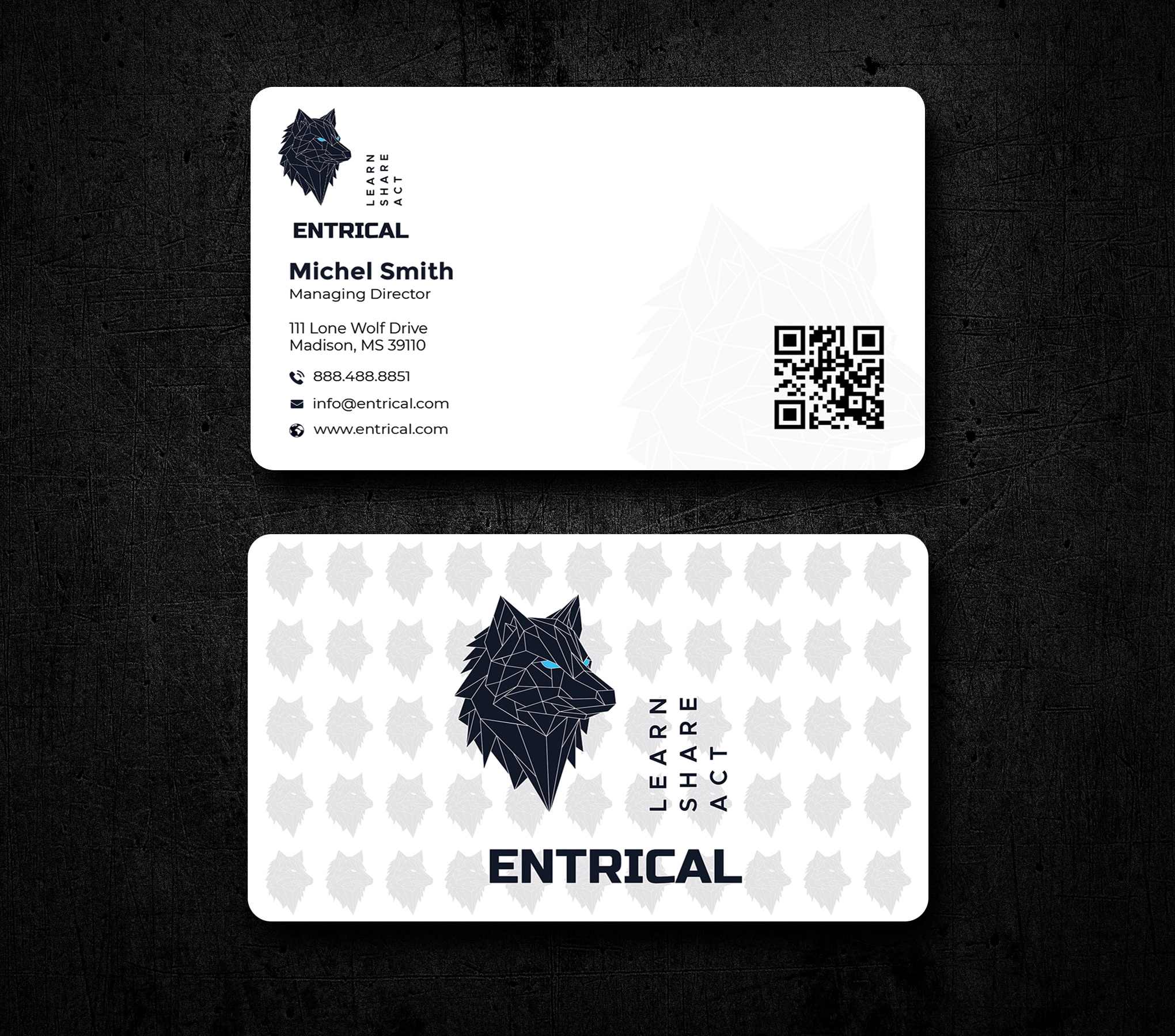 Business Card Design by Graphixpointt for Entrical, LLC | Design #34009521