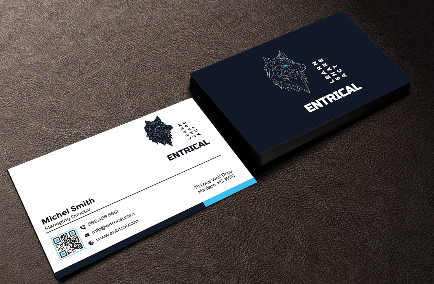 Business Card Design by Graphixpointt for Entrical, LLC | Design #34009714