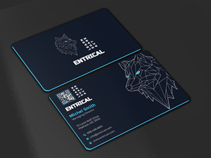 Business Card Design by Graphixpointt for Entrical, LLC | Design: #34009829