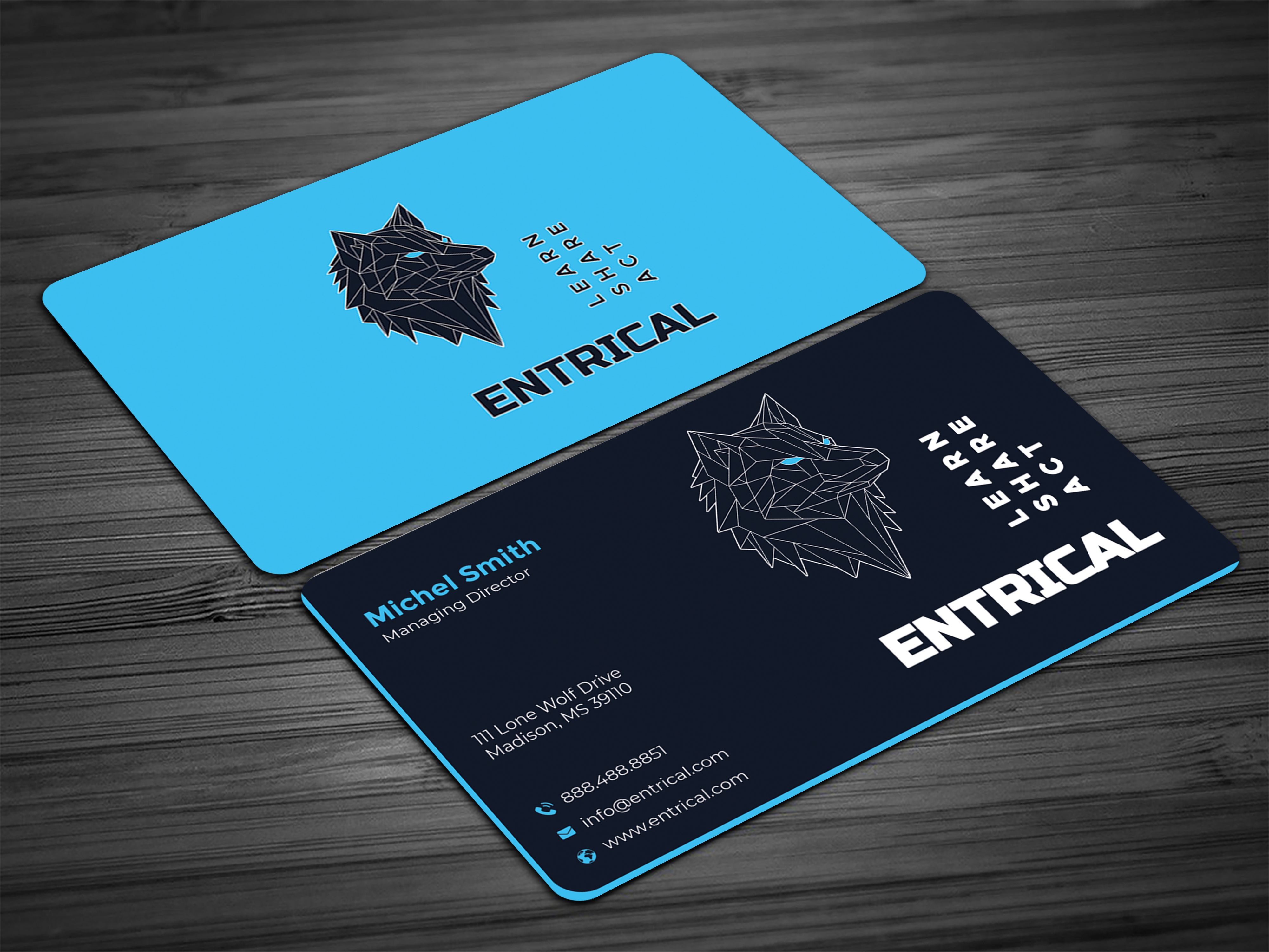 Business Card Design by Graphixpointt for Entrical, LLC | Design #34009831
