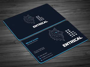 Business Card Design by Graphixpointt for Entrical, LLC | Design: #34009832