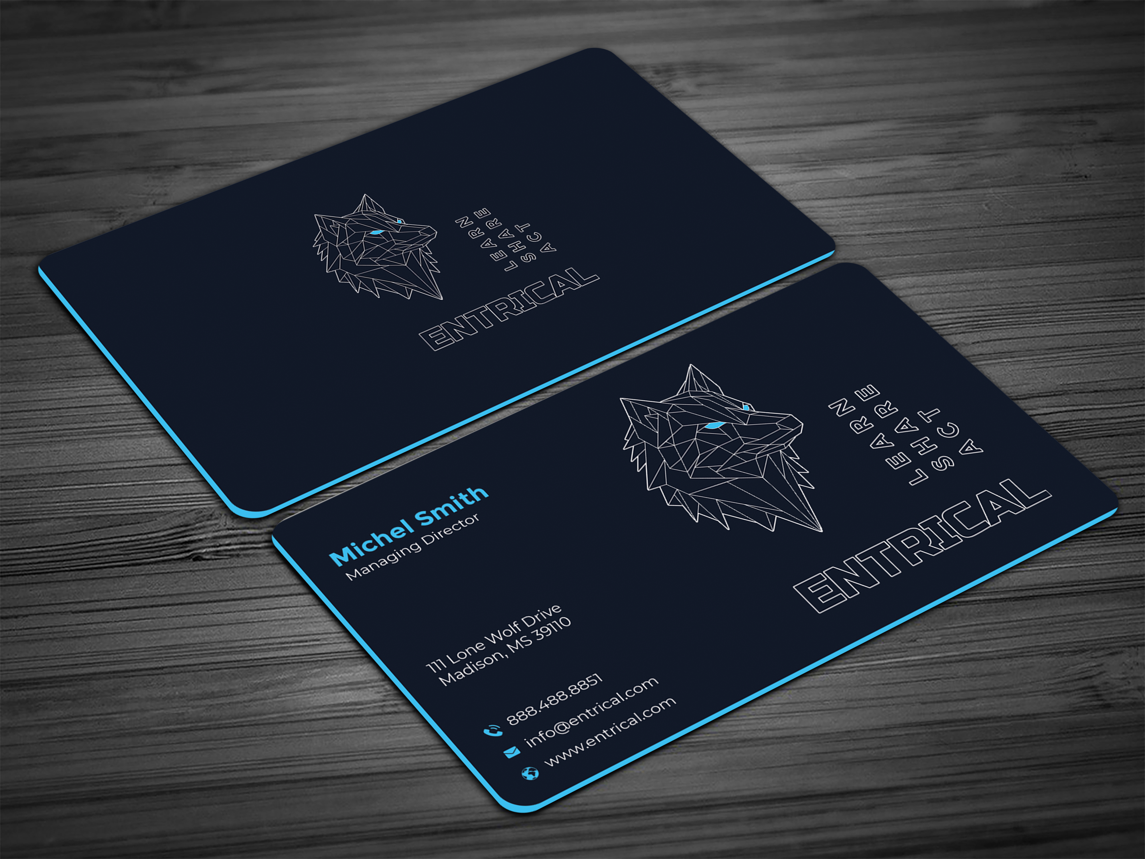 Business Card Design by Graphixpointt for Entrical, LLC | Design #34009833