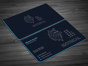 Business Card Design by Graphixpointt for Entrical, LLC | Design: #34009833