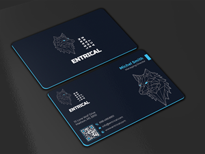 Business Card Design by Graphixpointt for Entrical, LLC | Design: #34009900