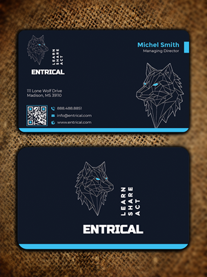 Business Card Design by Graphixpointt for Entrical, LLC | Design: #34009902