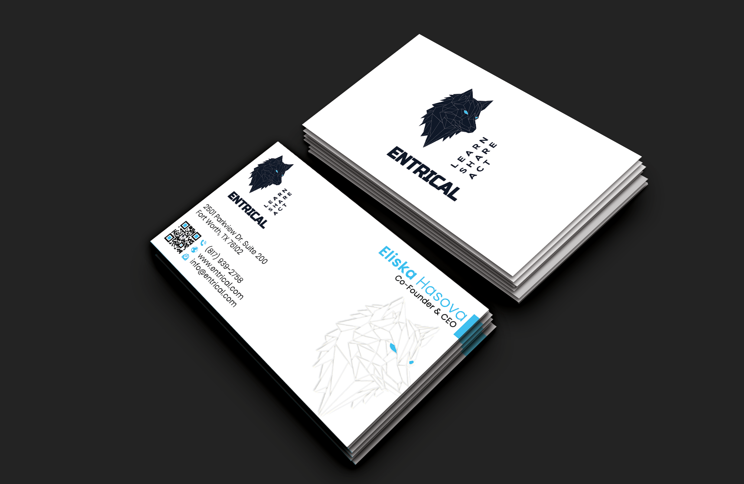 Diseño de Tarjeta de Presentación por DesignerShahadat para Entrical, LLC | Diseño #34017362