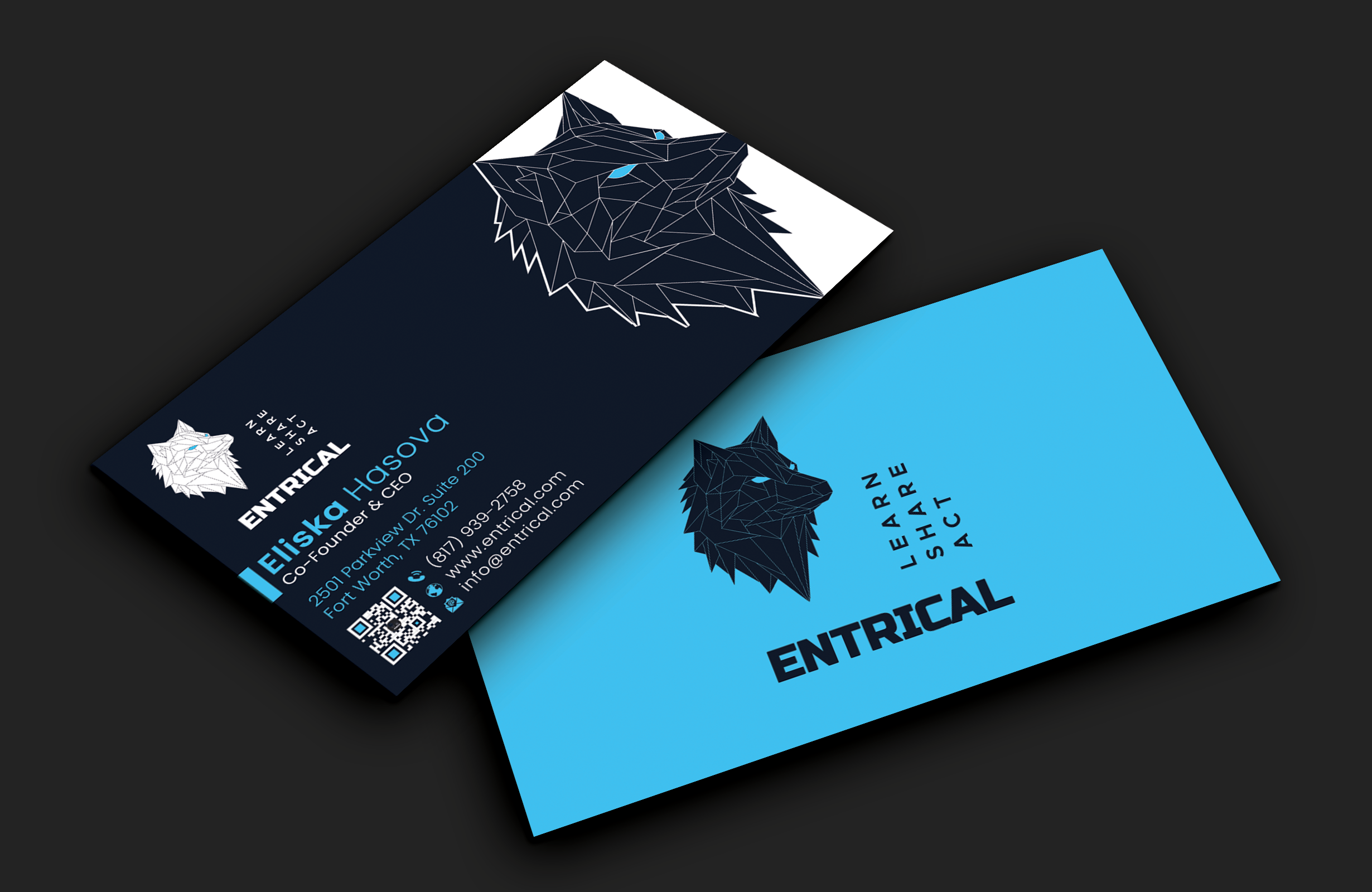 Business Card Design by DesignerShahadat for Entrical, LLC | Design #34017717