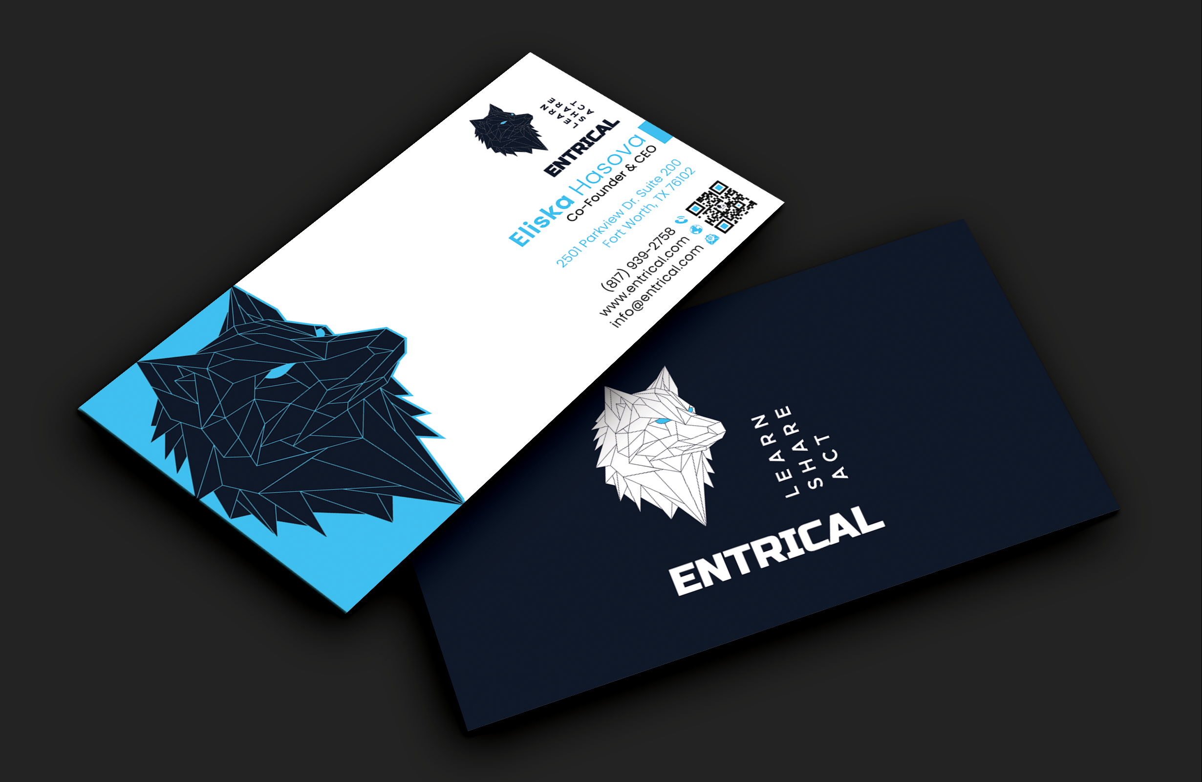 Business Card Design by DesignerShahadat for Entrical, LLC | Design #34017725