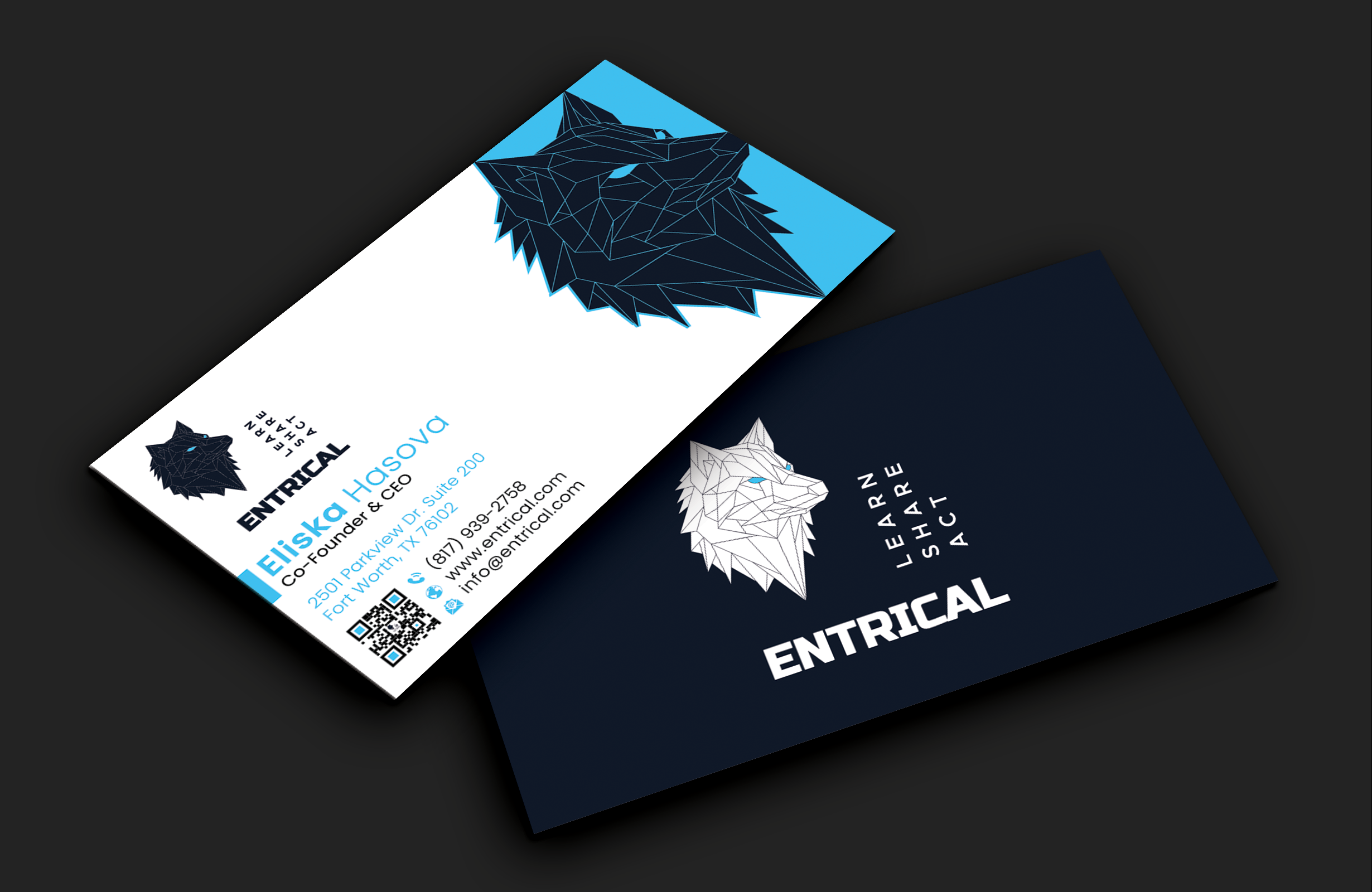 Business Card Design by DesignerShahadat for Entrical, LLC | Design #34017726