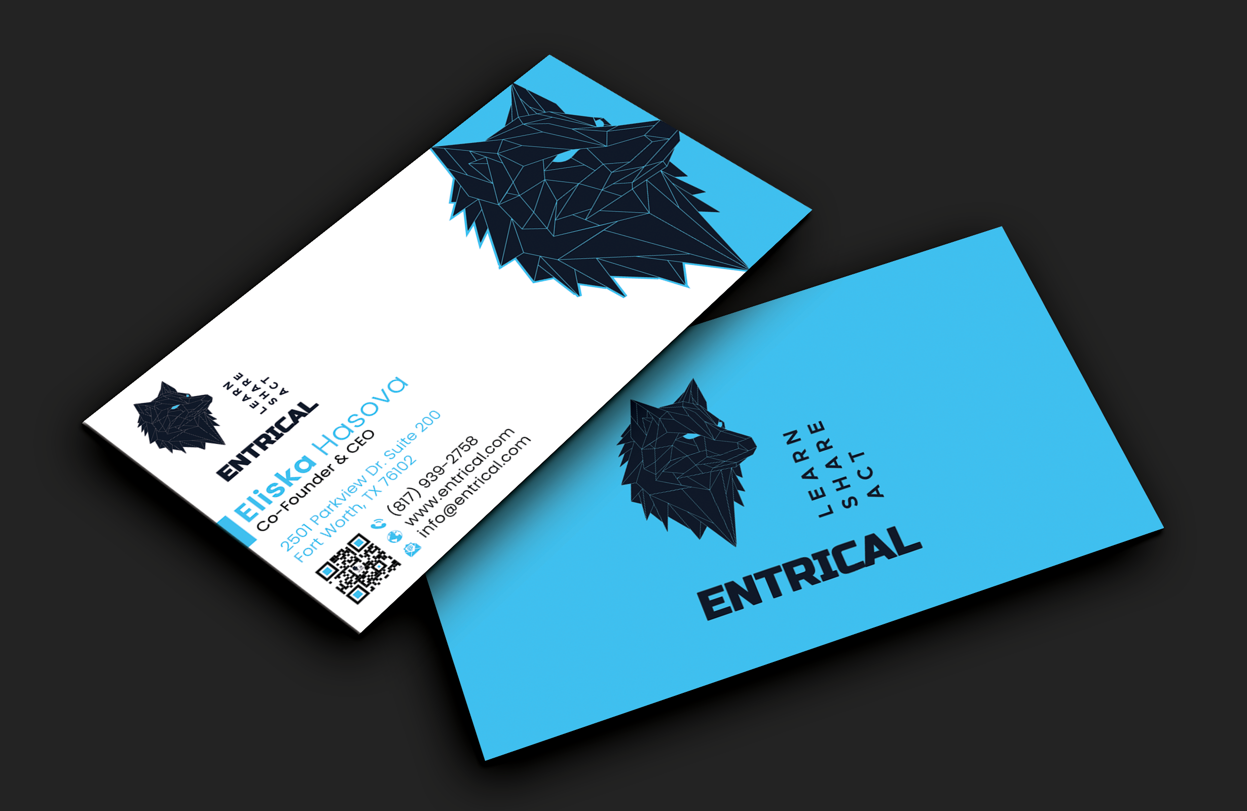 Business Card Design by DesignerShahadat for Entrical, LLC | Design #34017730