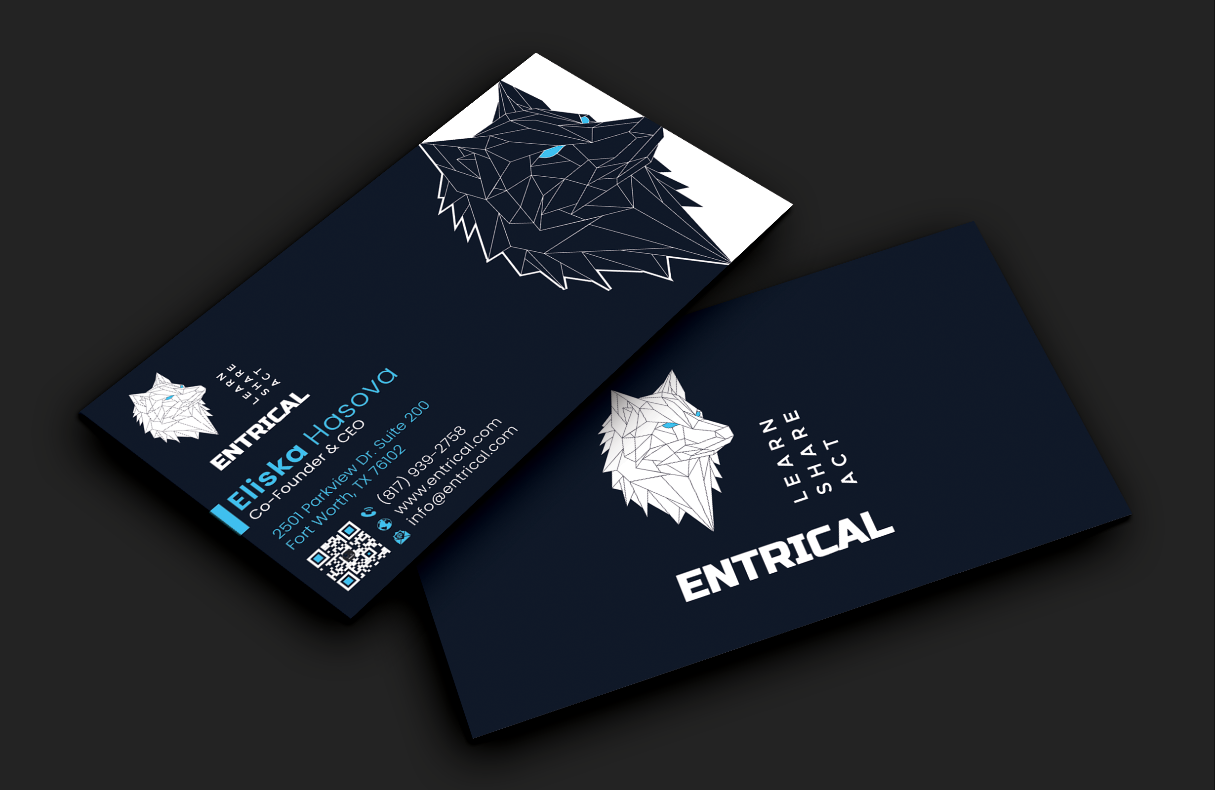 Business Card Design by DesignerShahadat for Entrical, LLC | Design #34017734