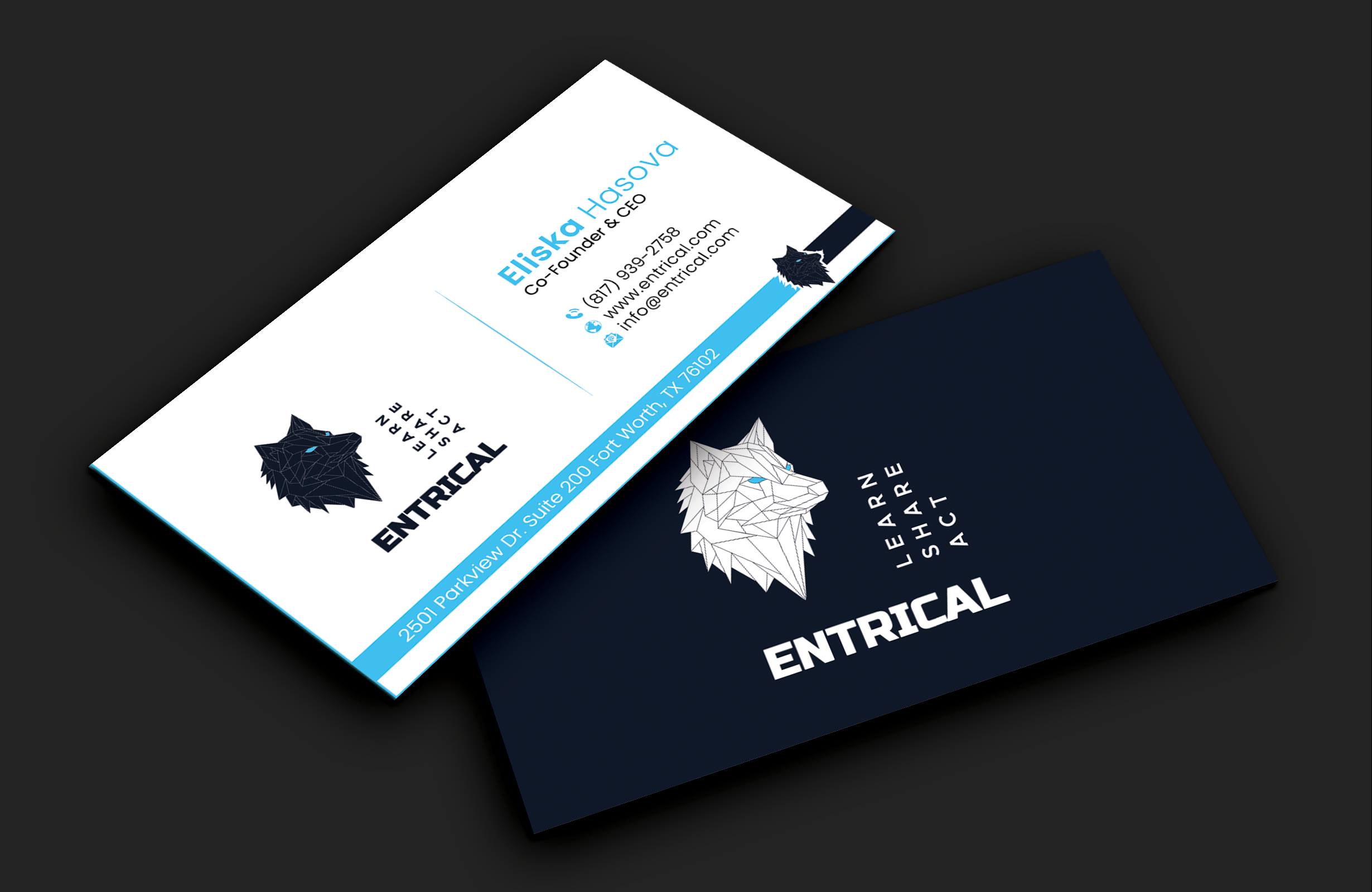 Diseño de Tarjeta de Presentación por DesignerShahadat para Entrical, LLC | Diseño #34017736