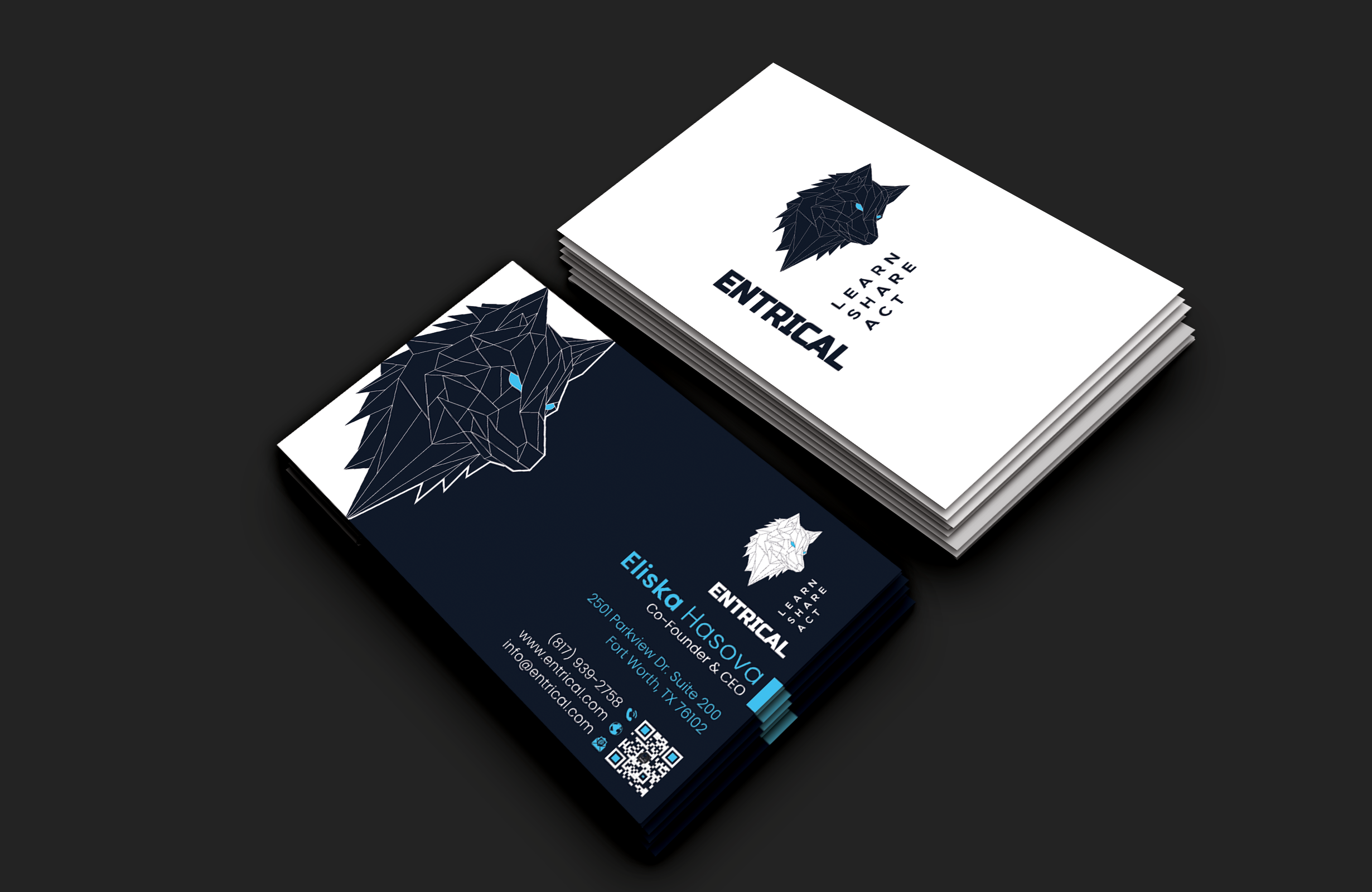 Diseño de Tarjeta de Presentación por DesignerShahadat para Entrical, LLC | Diseño #34017739