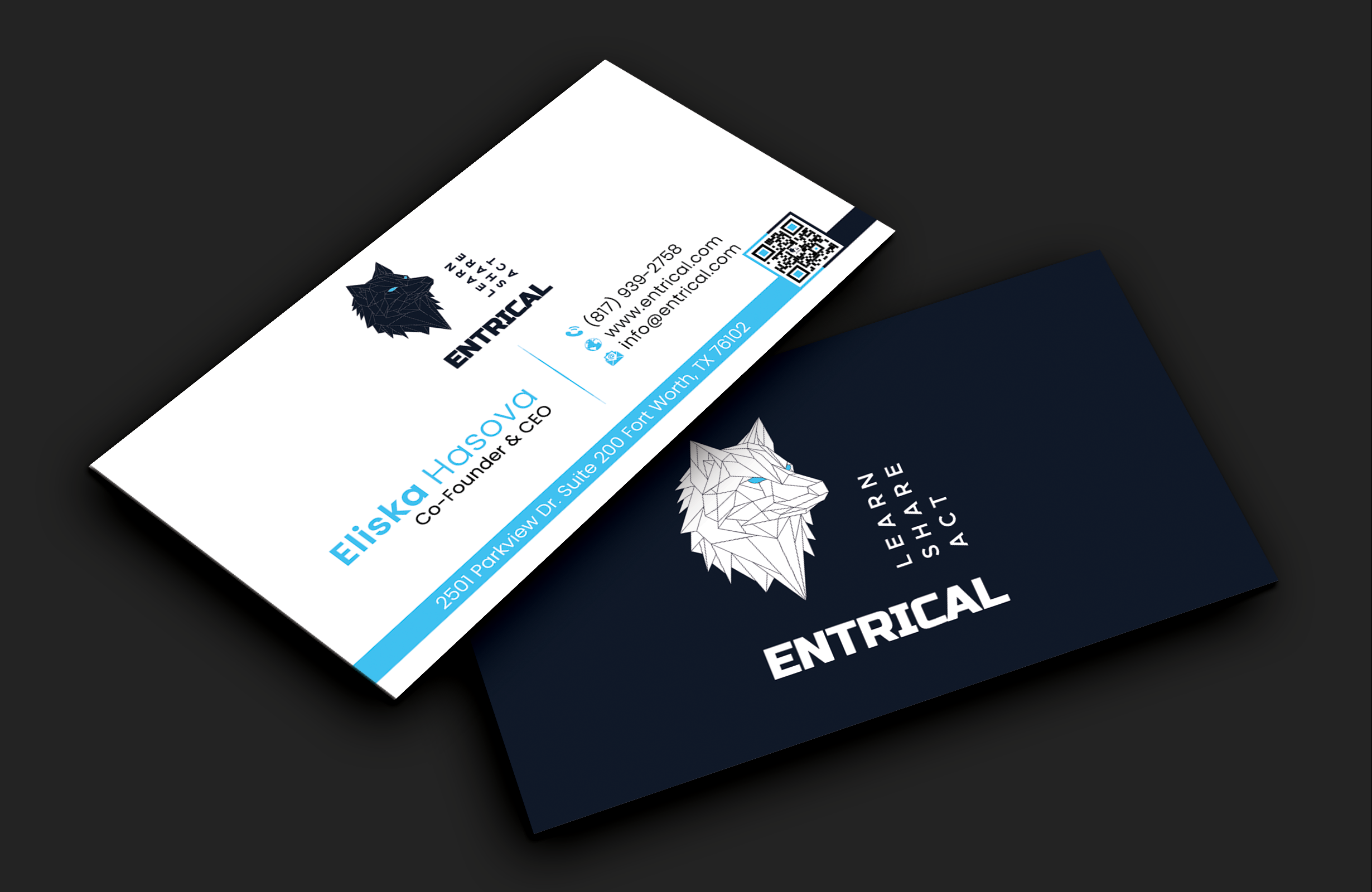Diseño de Tarjeta de Presentación por DesignerShahadat para Entrical, LLC | Diseño #34017741