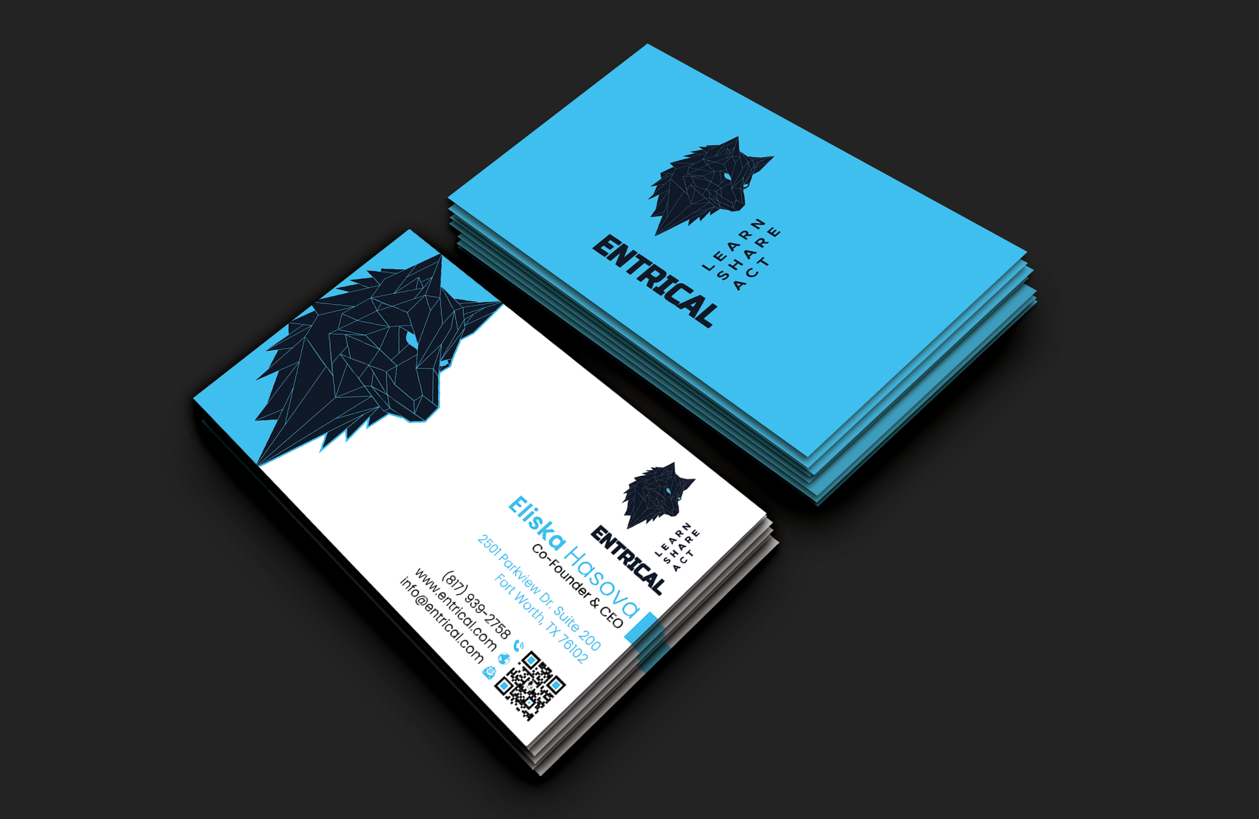 Diseño de Tarjeta de Presentación por DesignerShahadat para Entrical, LLC | Diseño #34017742