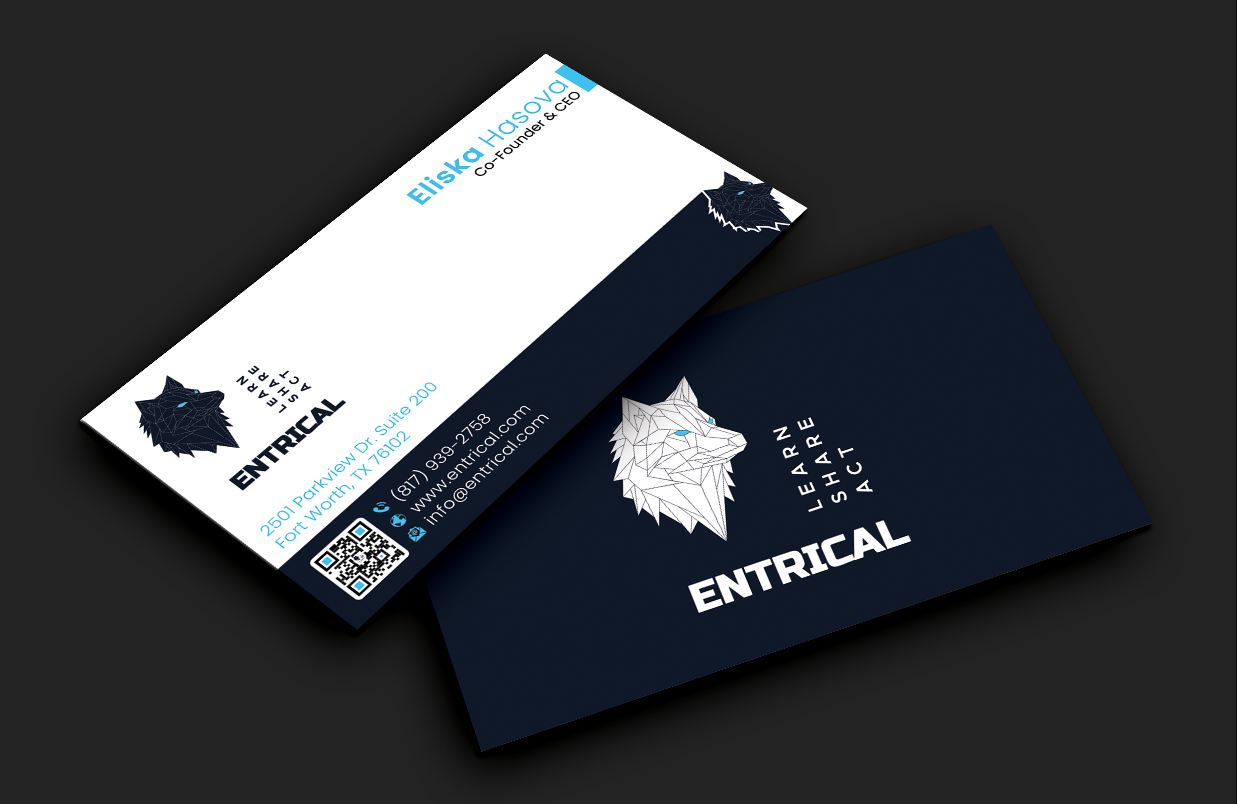 Business Card Design by DesignerShahadat for Entrical, LLC | Design #34018113