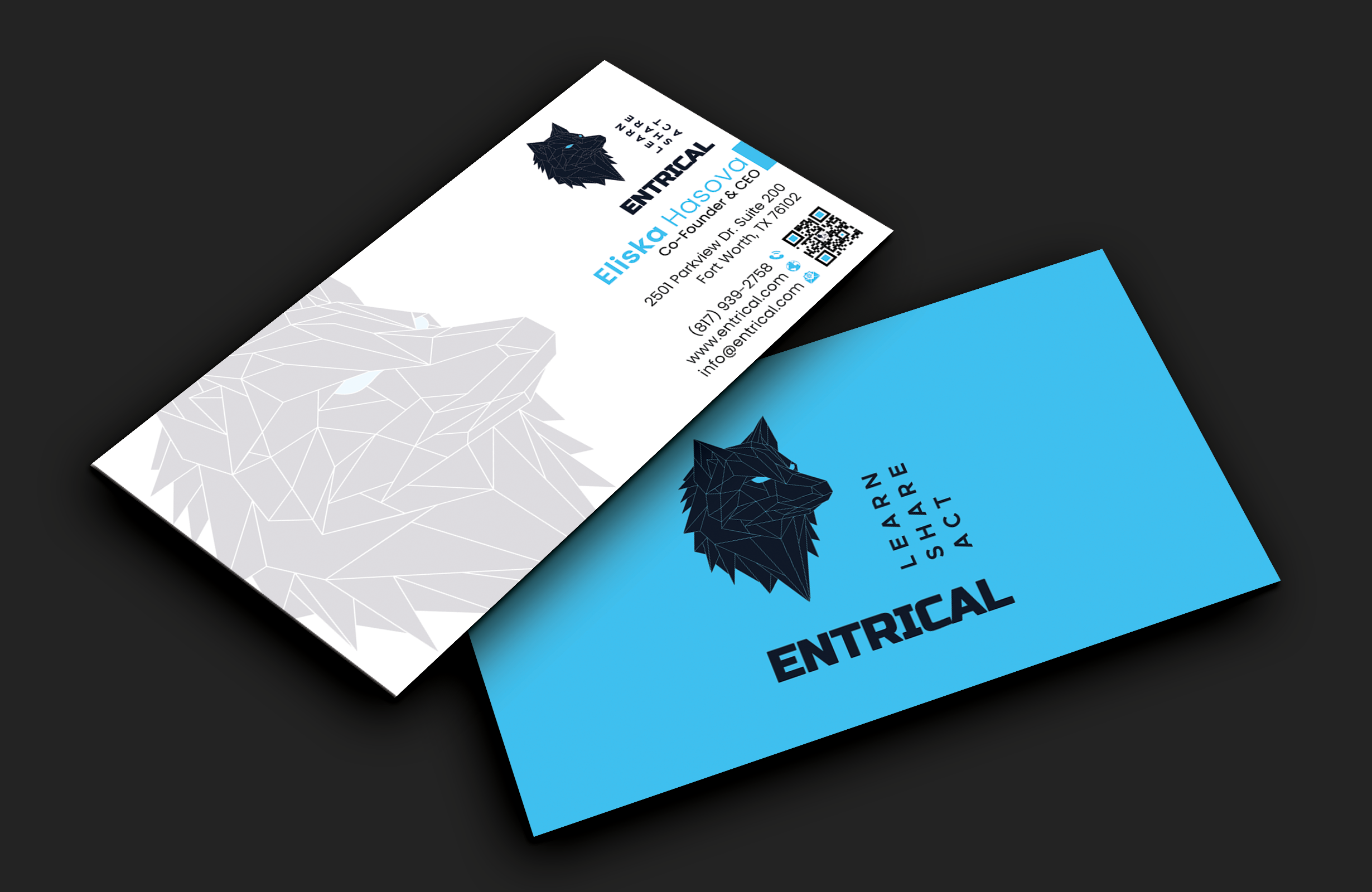 Diseño de Tarjeta de Presentación por DesignerShahadat para Entrical, LLC | Diseño #34018121