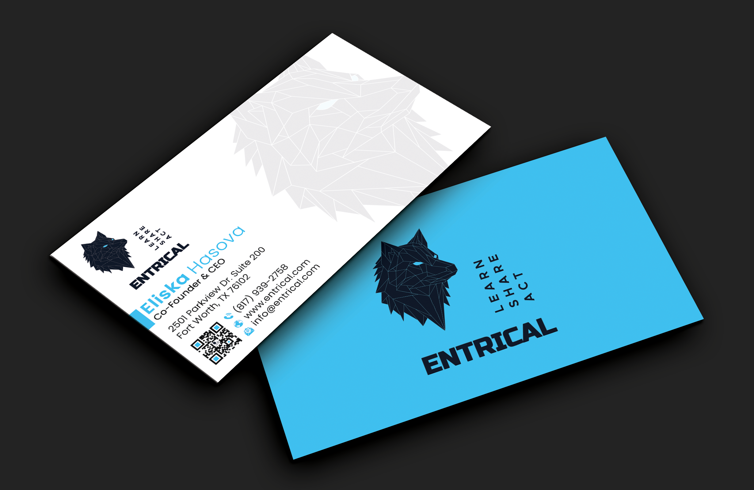 Business Card Design by DesignerShahadat for Entrical, LLC | Design #34018128