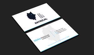 Design de Carte de Visite par DesignerShahadat pour Entrical, LLC | Design : #34054591