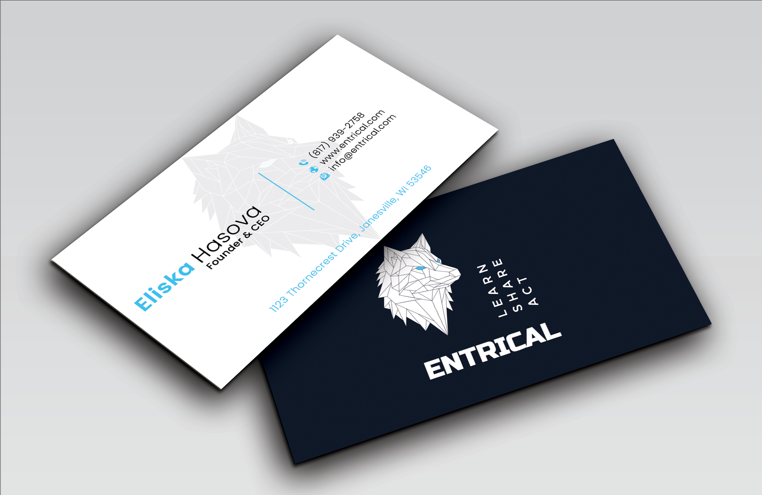 Business Card Design by DesignerShahadat for Entrical, LLC | Design #34054592
