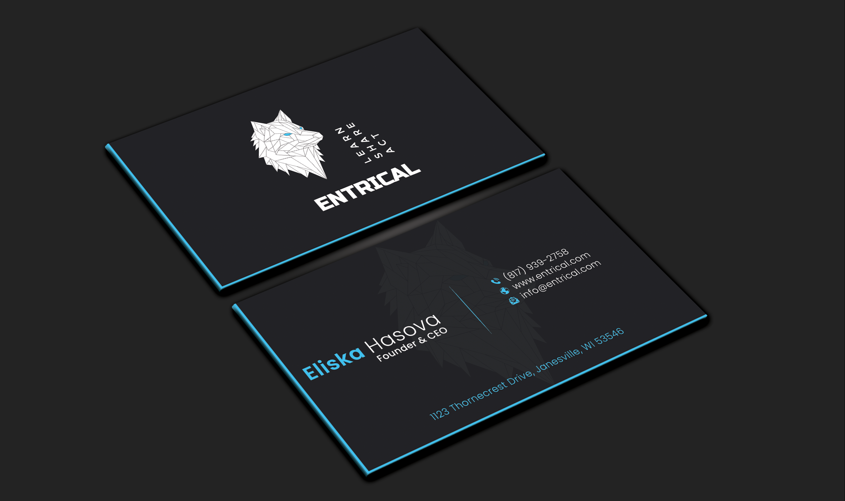 Diseño de Tarjeta de Presentación por DesignerShahadat para Entrical, LLC | Diseño #34054593