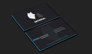 Design de Carte de Visite par DesignerShahadat pour Entrical, LLC | Design : #34054593