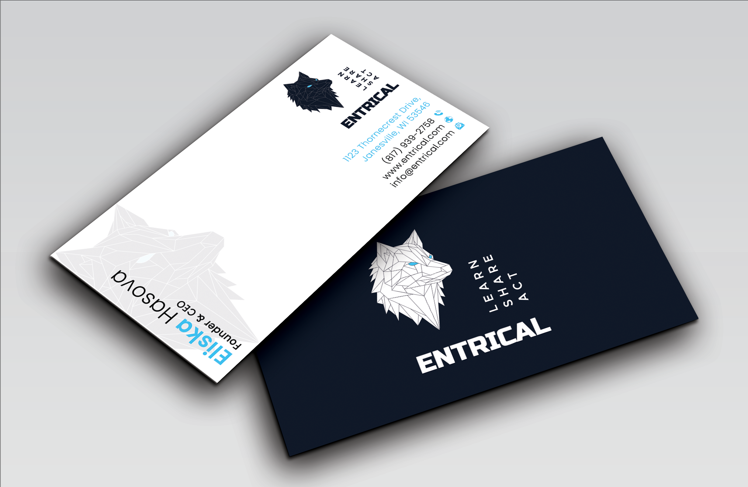 Business Card Design by DesignerShahadat for Entrical, LLC | Design #34054601