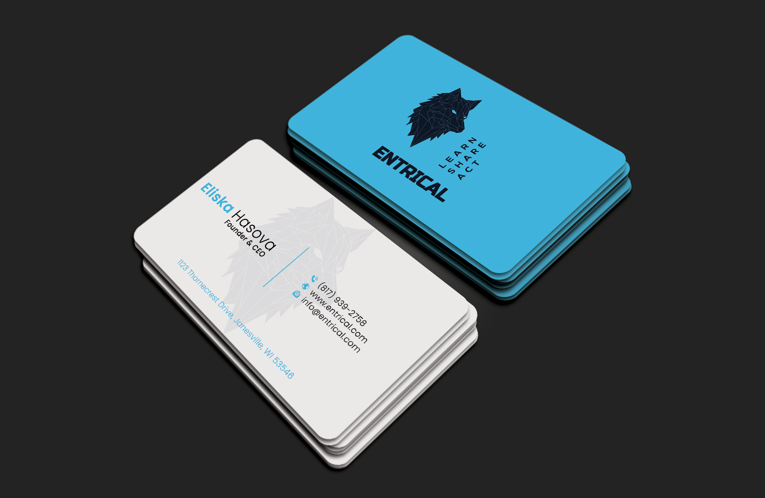 Business Card Design by DesignerShahadat for Entrical, LLC | Design #34054603