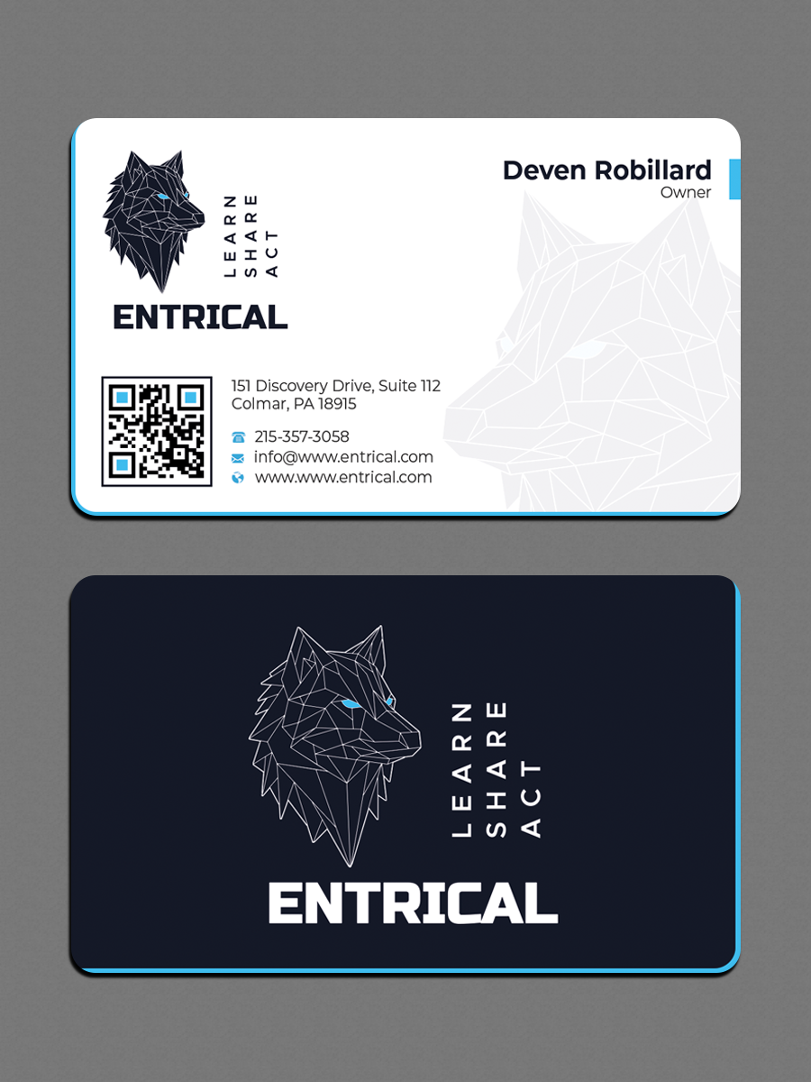 Business Card Design by Innovative Graphix for Entrical, LLC | Design #34007081