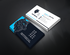 Business Card Design by artbitin for Entrical, LLC | Design: #34007988