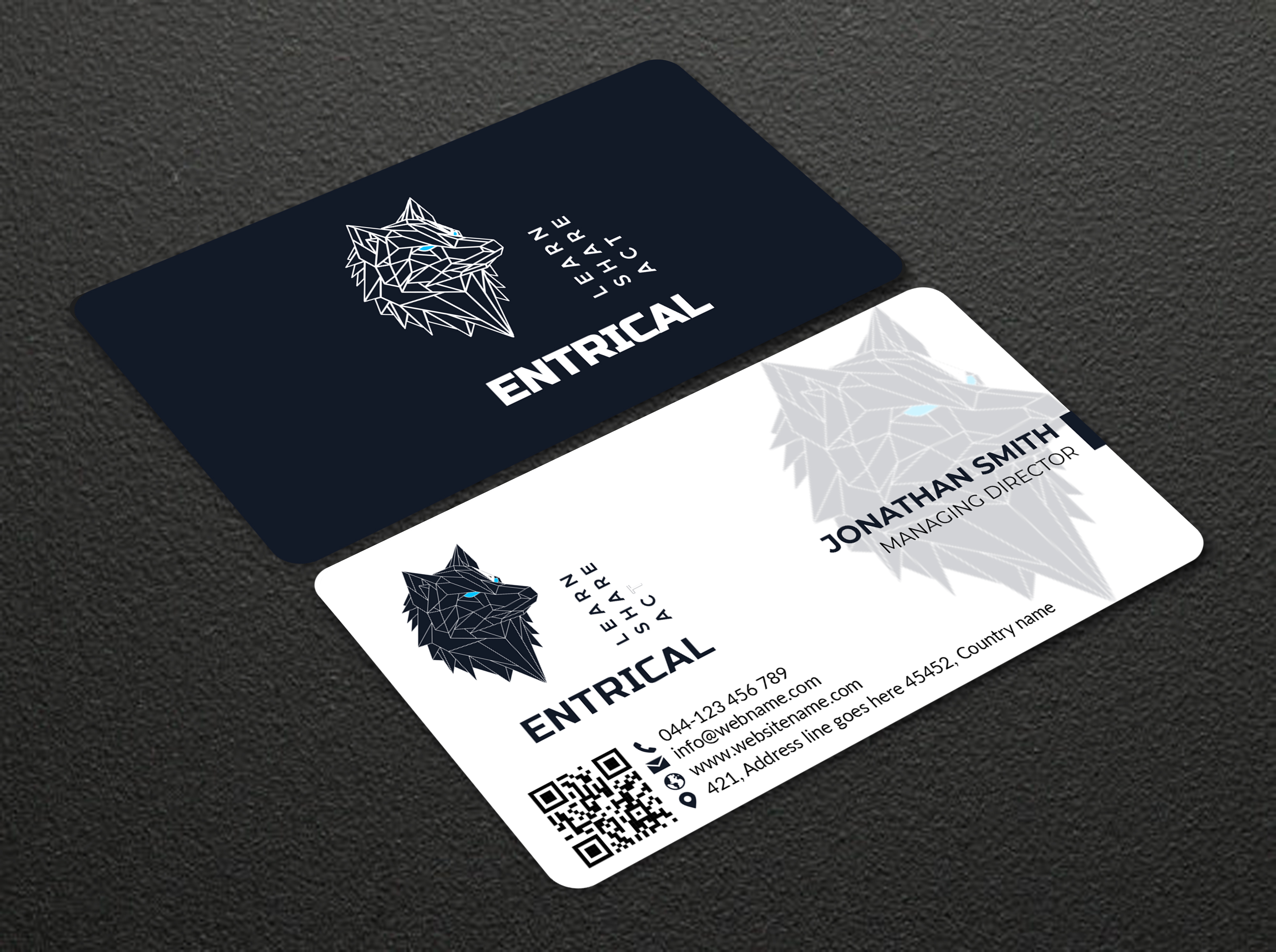 Business Card Design by designer1975 for Entrical, LLC | Design #34010808