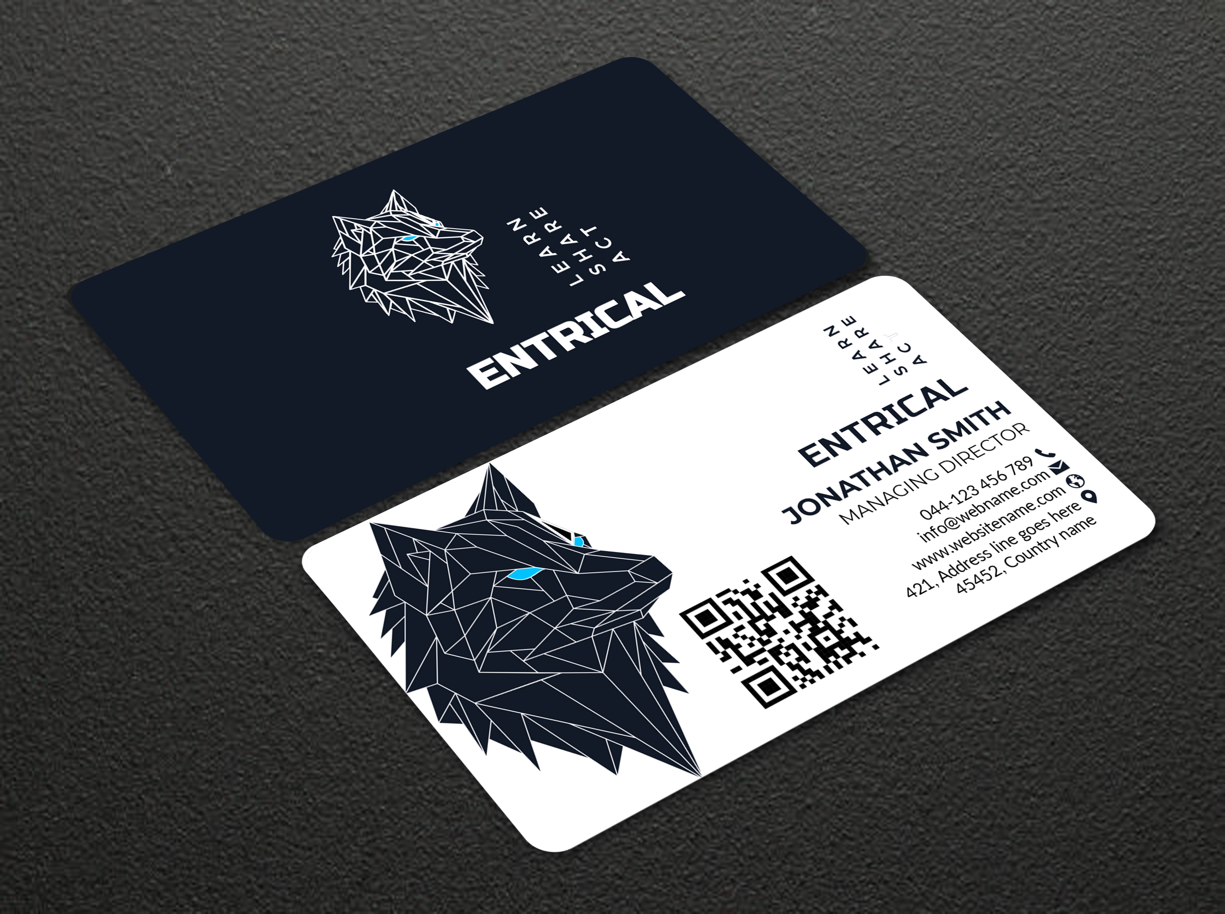 Business Card Design by designer1975 for Entrical, LLC | Design #34010835