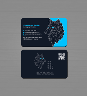 Diseño de Tarjeta de Presentación por Creations Box 2015 para Entrical, LLC | Diseño: #34016566