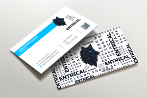 Business Card Design by LAXMI DESIGNHUB for Entrical, LLC | Design: #34009447