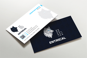 Business Card Design by LAXMI DESIGNHUB for Entrical, LLC | Design: #34009448