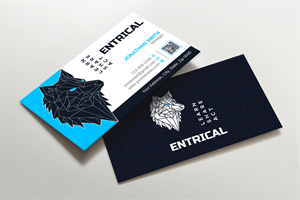 Business Card Design by LAXMI DESIGNHUB for Entrical, LLC | Design: #34009449