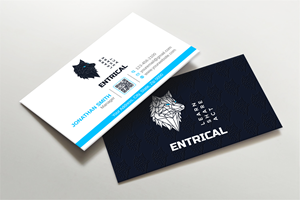 Business Card Design by LAXMI DESIGNHUB for Entrical, LLC | Design: #34009454