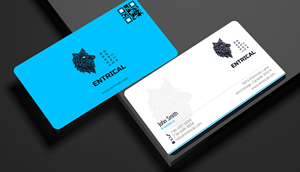 Business Card Design by chandrayaan.creative for Entrical, LLC | Design: #34009734