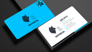 Business Card Design by chandrayaan.creative for Entrical, LLC | Design: #34009735