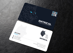 Business Card Design by chandrayaan.creative for Entrical, LLC | Design: #34009737