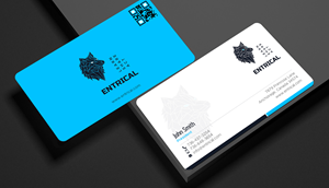 Business Card Design by chandrayaan.creative for Entrical, LLC | Design: #34009740