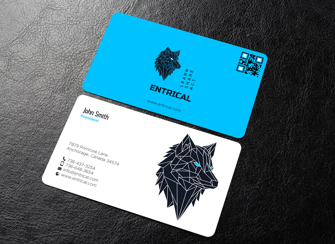 Business Card Design by chandrayaan.creative for Entrical, LLC | Design #34009745