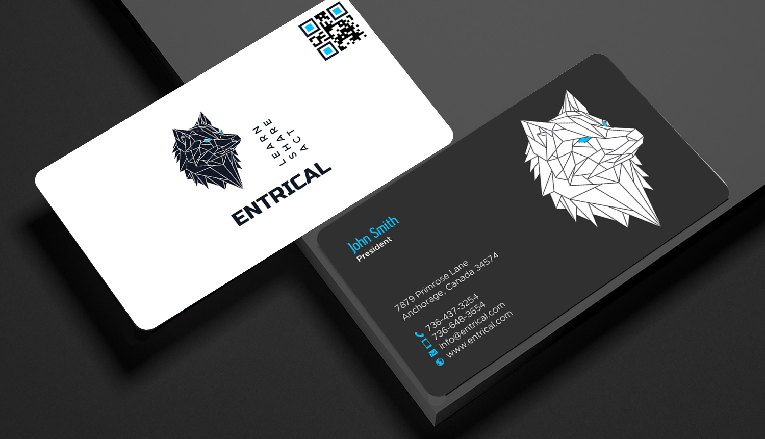 Business Card Design by chandrayaan.creative for Entrical, LLC | Design #34009746
