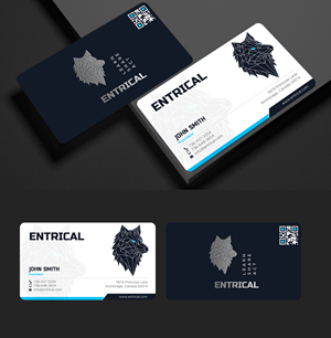 Diseño de Tarjeta de Presentación por chandrayaan.creative para Entrical, LLC | Diseño: #34025904