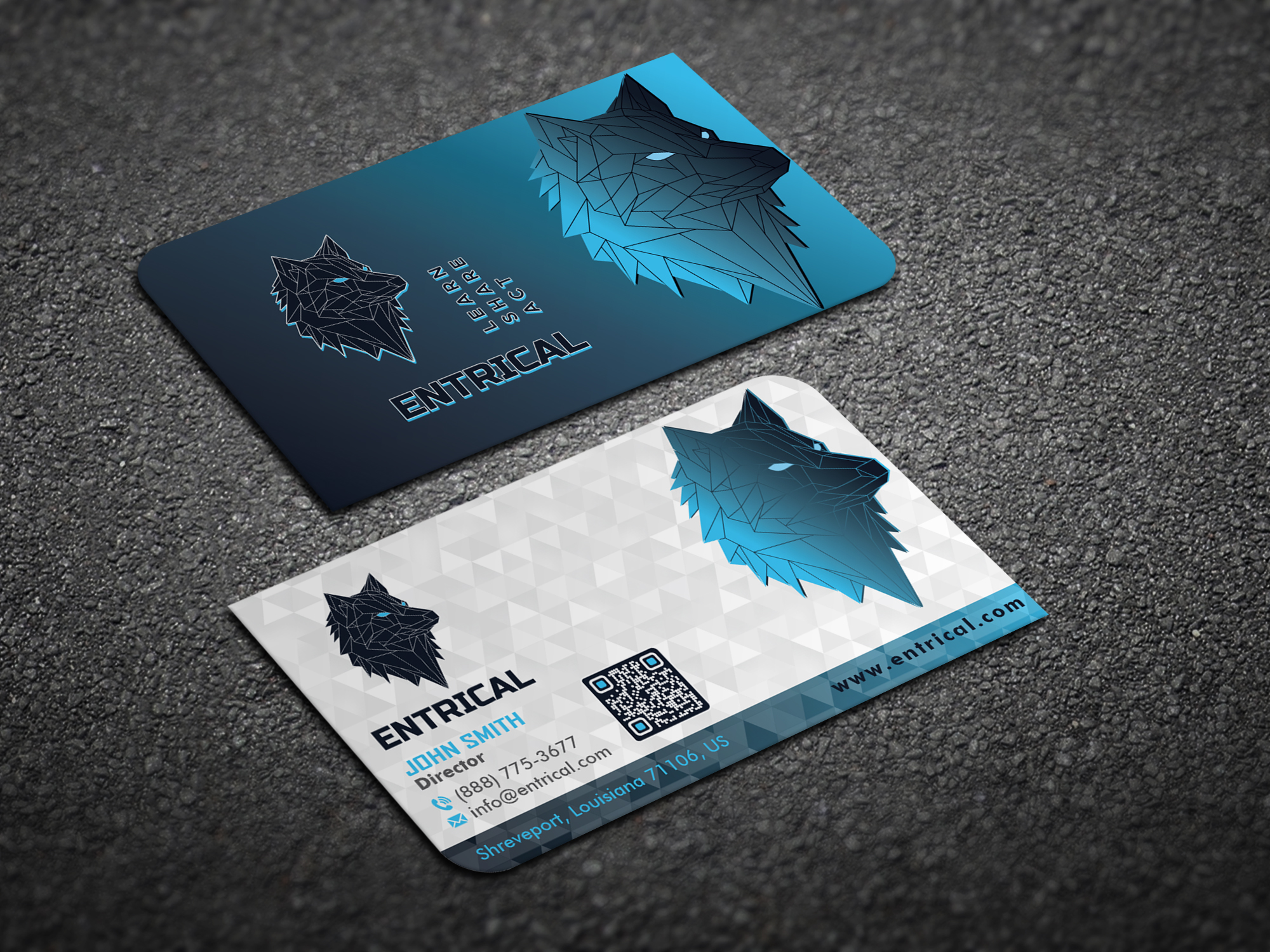Diseño de Tarjeta de Presentación por Magic of Art para Entrical, LLC | Diseño #34040750