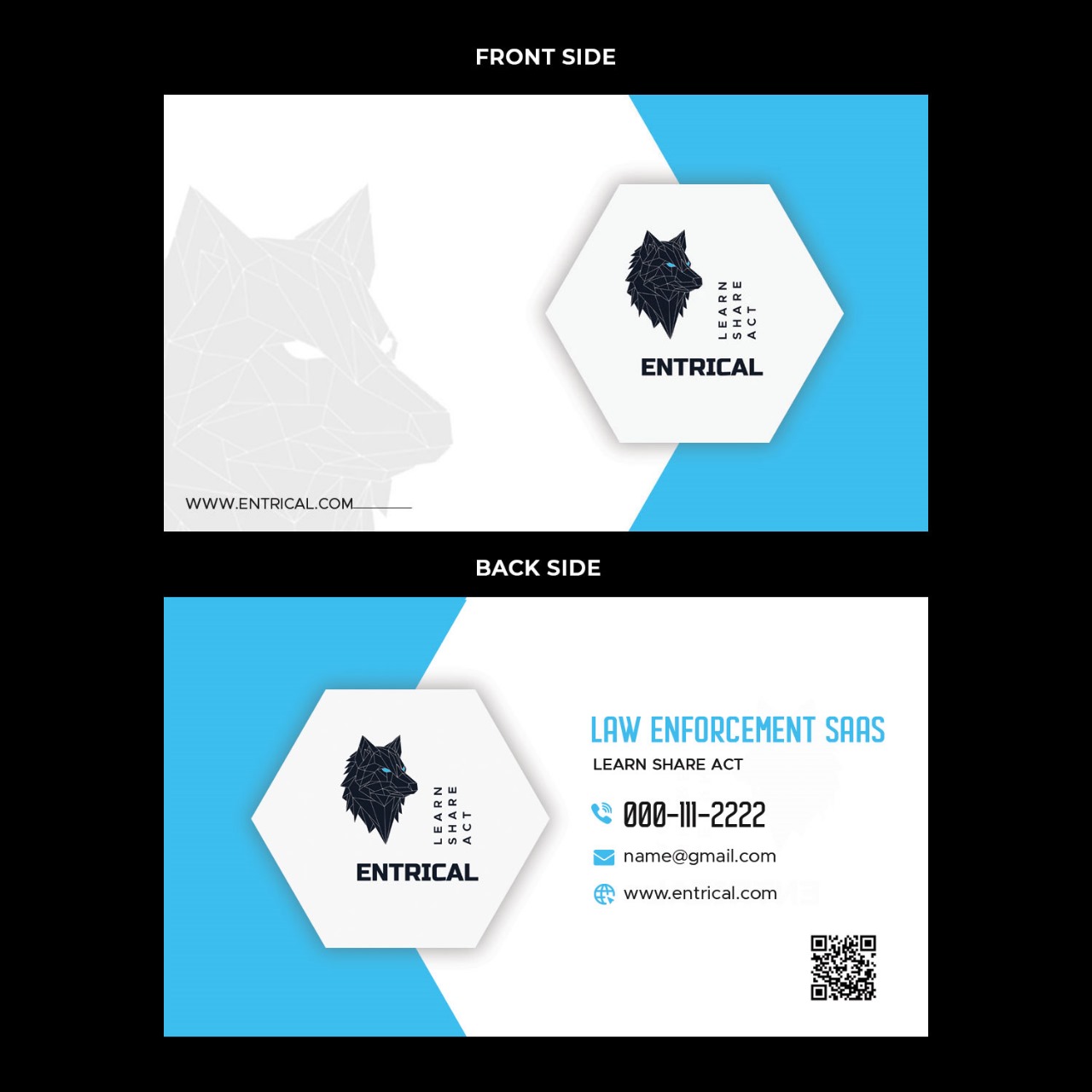 Business Card Design by rainbowmagic2017 for Entrical, LLC | Design #34016166